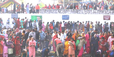 आज आमाको मुख हेर्ने दिन, मातातीर्थमा दर्शनार्थीको घुइँचो