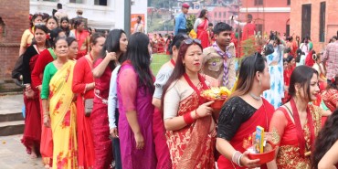 यसपालीको तीजमा पशुपतिनाथको दर्शन गर्न सहज