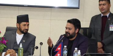 गृहमन्त्री लामिछाने र मेयर शाहबीच भेटवार्ता