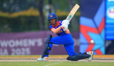 ट्वान्टी–२० क्रिकेटमा एक हजार रन पूरा गर्ने पहिलो नेपाली महिला ब्याटर बनिन् इन्दु