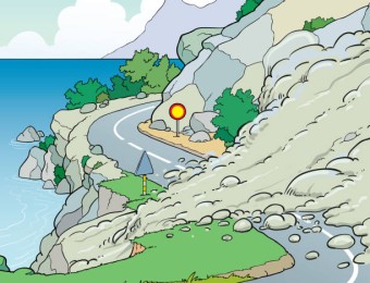 भारी वर्षाले पहिरो जाँदा कर्णाली राजमार्ग अवरुद्ध 