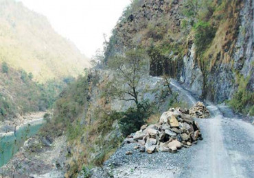 कालीगण्डकी करिडोरको रानीपानी–कुर्घा खण्ड कालोपत्रे गर्न बजेट स्वीकृत