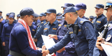 निर्वाचन प्रहरीको बिदाइ