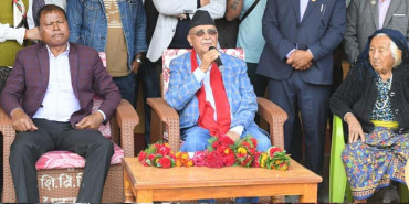 ओली भन्छन्, ‘मतदातालाई ढाँट्न नसकेपछि बालेन झापा झरे’