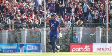 त्रिकोणात्मक सिरिज : नेपालले यूएईलाई दियो १६३ रनको मध्यम लक्ष्य