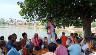 एक पुरुषको  कुटपिटबाट हत्या भएपछी जनकपुरधाममा तनाव, शव राखेर मिटरब्याज पीडितहरु धर्नामा