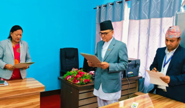 कर्णाली प्रदेशसभा सचिव खड्काले लिए पदभार