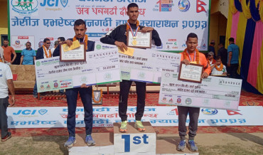 नेपाल आर्मीका मुकेशले जिते धनगढी हाफ म्याराथन २०२३ को उपाधि