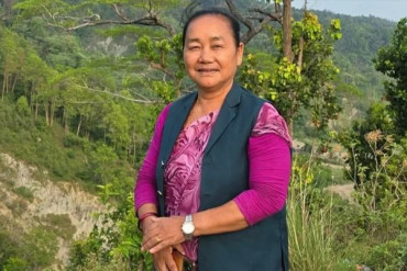 सडक दुर्घटनामा कानेपोखरीकी अध्यक्ष राजमति इङ्नाम गम्भीर घाइते