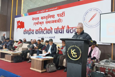 कांग्रेस र नेकपा एसले प्रचण्ड नेतृत्वको गठबन्धनमा समस्या : माधव नेपाल