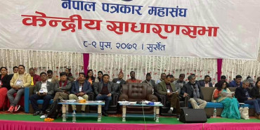 १५ बुँदे घोषणापत्र सार्वजनिक गर्दै सकियो पत्रकार महासंघको महाधिवेशन