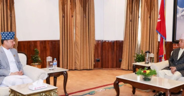 सभामुख डीपी अर्याल र राष्ट्रपति पौडेलबीच शीतल निवासमा भेटवार्ता