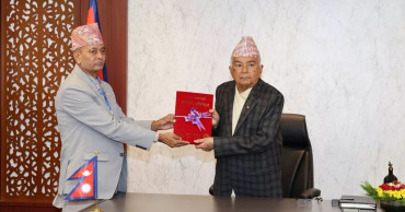 भाषा आयोगले राष्ट्रपति पौडेलसमक्ष वार्षिक प्रतिवेदन बुझायो