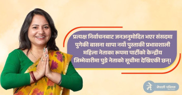 नेपाली कांग्रेस  सह–महामन्त्रीमा  बासना थापा....