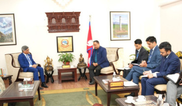परराष्ट्रमन्त्री खनाल र सार्क महासचिव सरवारबीच बिदाइ भेट