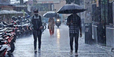 आज यी ६ प्रदेशमा धेरै भारी वर्षाको सम्भावना
