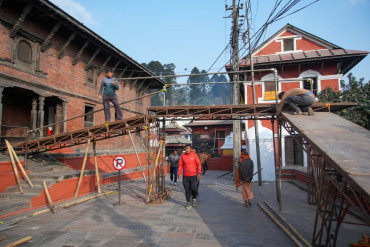 पशुपतिमा यसरी हुँदैछ शिवरात्रिको तयारी