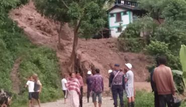जाजरकोटमा बाढी–पहिरोमा परि एक जनाको मृत्यु, तीन जना बेपत्ता