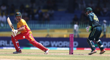 आईसीसी टी-२० विश्वकप : जिम्बावेको लगातार दोस्रो जीत, अस्ट्रेलिया २३ रनले पराजित  