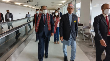 प्रचण्ड टोकियोमा, राजदूत सुवेदीद्वारा स्वागत