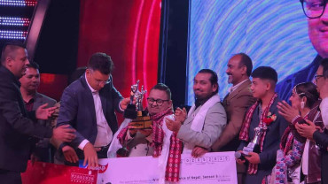  ‘भ्वाइस अफ नेपाल’को छैटौं सिजनको उपाधि धादिङका पाण्डेलाई, पाए नगद २० लाख 