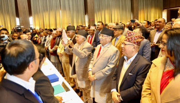 पौडेलले गराए राष्ट्रपति निर्वाचनका लागि उम्मेदवारी दर्ता