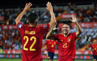 स्पेनको विजयी यात्रा निरन्तर : जर्जियामाथि ४–० को शानदार जित