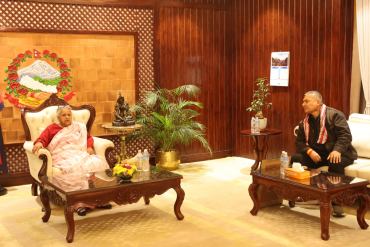 प्रधानमन्त्री कार्की दुर्गा प्रसाईंसँग भेटवार्ता, शान्ति र लोकतन्त्र कायम राख्न अपिल