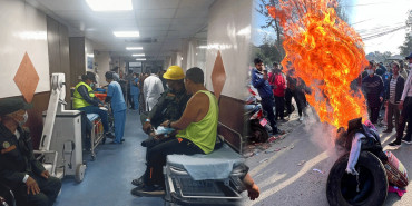 हतियारसहितका प्रर्दशनकारीलाई नियन्त्रणमा लिने चेतावनी