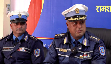 ट्राफिक नियम पालनामा जोड दिँदै काठमाडौँमा ट्राफिक सप्ताह–२०८२