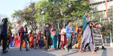 आजदेखि पुनः आन्दोलन गर्दै मिटरब्याज पीडित