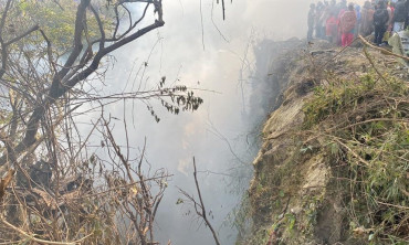 पोखरामा जहाज दुर्घटनाः ७२ जनाको अवस्था अज्ञात, यस्तो छ प्रत्यक्षदर्शीको बयान 