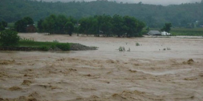 बबई नदीमा जलसतहले सतर्कता तह पार गर्यो