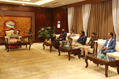 प्रधानमन्त्री कार्की र रास्वपा सभापति रवि लामिछानेबीच भेटवार्ता