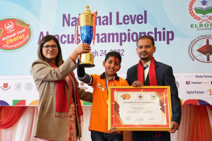 शब्दाश नेपालले जित्यो राष्ट्रियस्तरीय अवाकस च्याम्पियनसिपको उपाधि