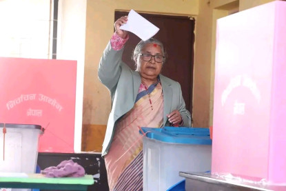 दुई घण्टाको अवधिमा देशभर साढे आठ लाख मत खस्यो