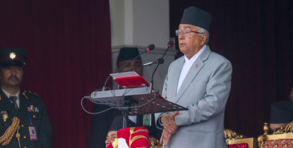 गणतन्त्र राष्ट्र निर्माणको एक महान् प्रेरणा र अभिभारा हो : राष्ट्रपति पौडेल