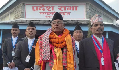 गण्डकी प्रदेशको सभामुखमा  कृष्णप्रसाद धिताल