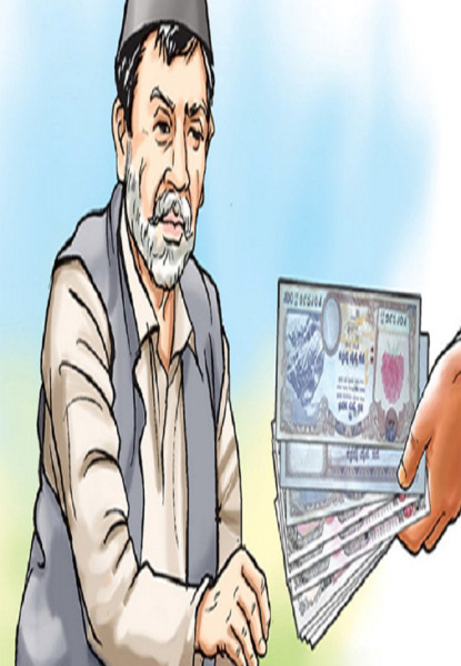 कुन बेला कति बनाइयो वृद्धभत्ता ?