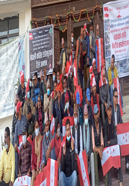कांग्रेसको केन्द्रीय कार्यालय सानेमा जारी अनशन स्थगित