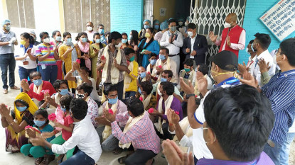२५ जना काेराेना संक्रमित अस्पतालबाट डिस्चार्ज