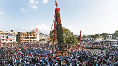 मत्स्येन्द्रनाथको रथ अझै गाःबहाल पुगेन