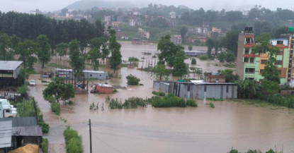 उपत्यकाका बस्ती नै बाढीको जोखिममा