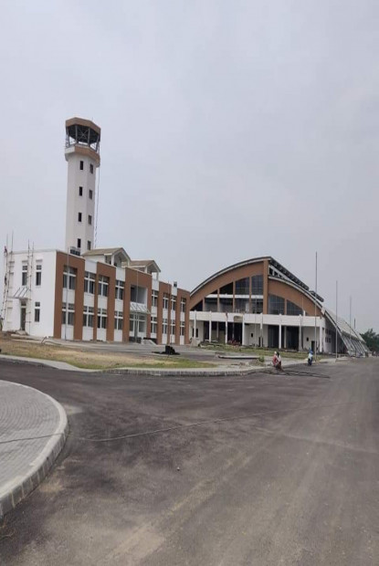 गौतमबुद्ध अन्तर्राष्ट्रिय विमानस्थलमा आज परीक्षण उडान गर्दै वाइडबडी जहाज