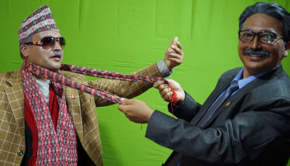 प्रचण्ड ओलीको गाईजात्रा 