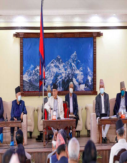 एमाले स्थायी कमिटी बैठक बस्दै