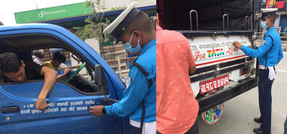 ६१० सवारीसाधन कारवाहीमा