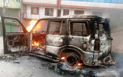 रास्वपाका प्रमुख सचेतक परियार चढेको गाडीमा आगजनी