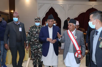 प्रधानमन्त्री देउवाले दिए पौडेललाई बधाई
