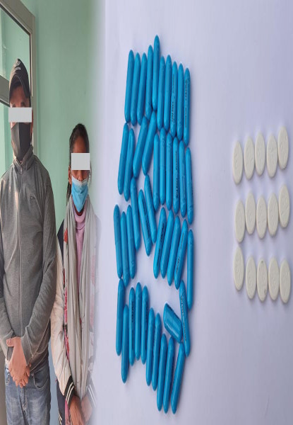 लागुऔषध नाइट्राभेट र स्पास सहित दुई जना पक्राउ